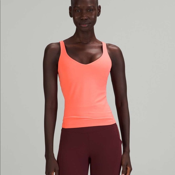 Lululemon Align Waist-Length Tank Top Raspberry Cream RPCR SIZE 10 12 - Picture 4 of 4